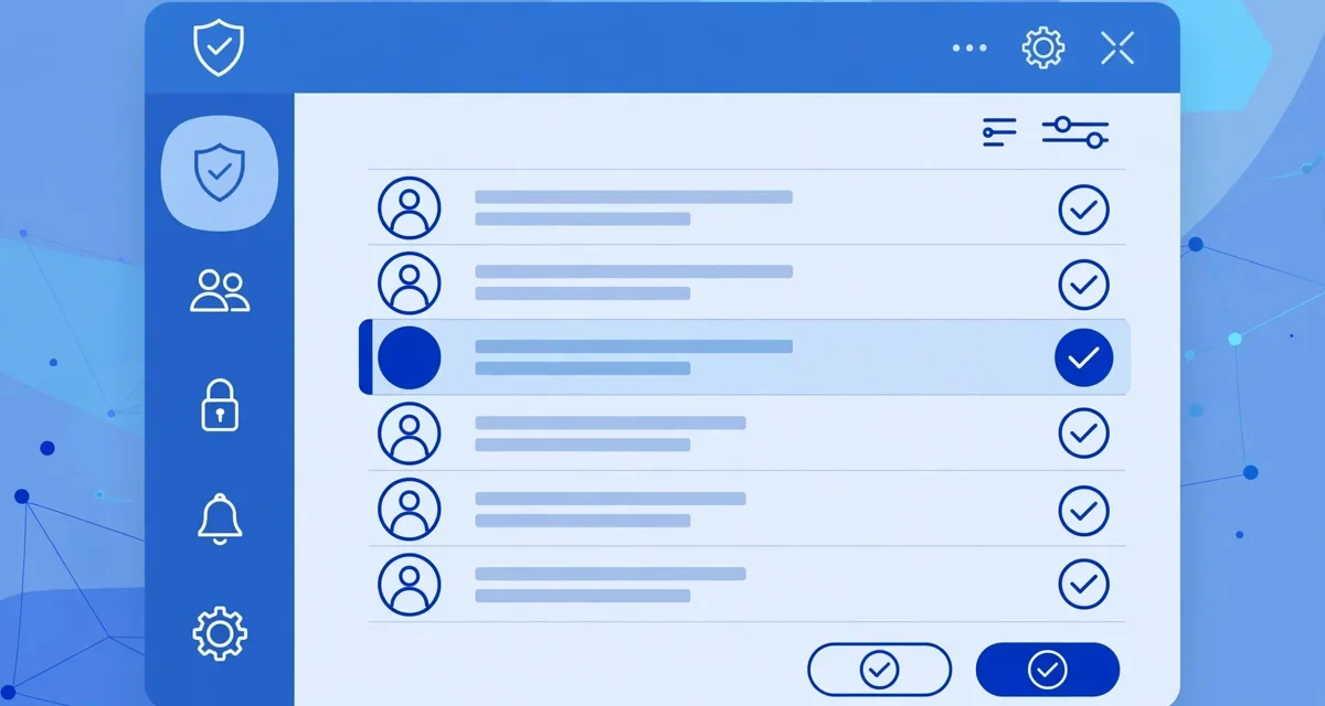 access control entry list on a security settings screen
