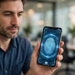 digital identity verification with a fingerprint for access management